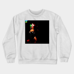 Looking to talk. Female figure art. Digital. Crewneck Sweatshirt